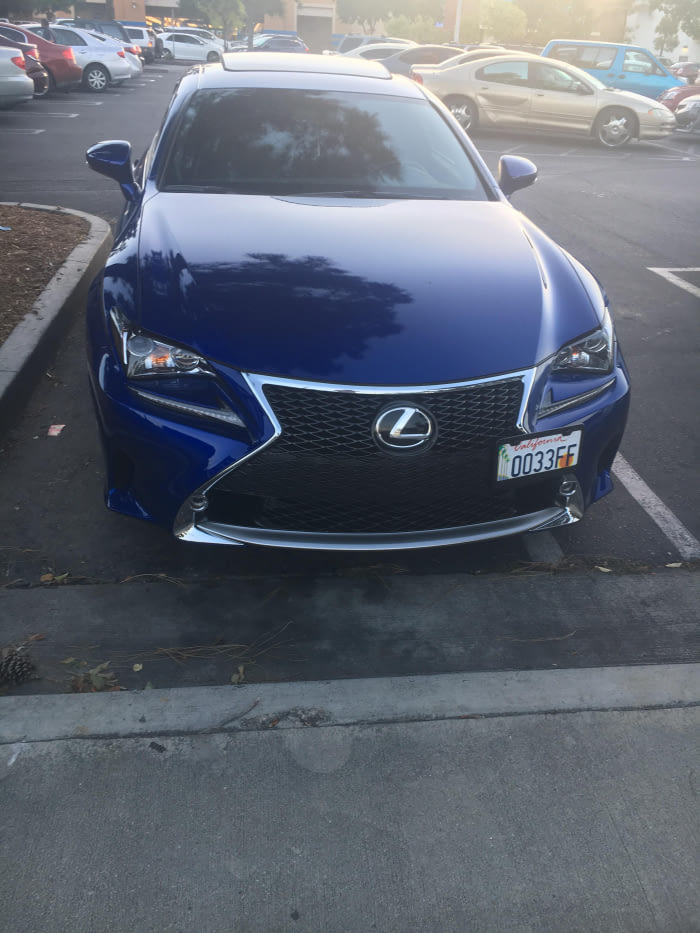 This persons license plate is the hex code for the exact shade of blue their car is.