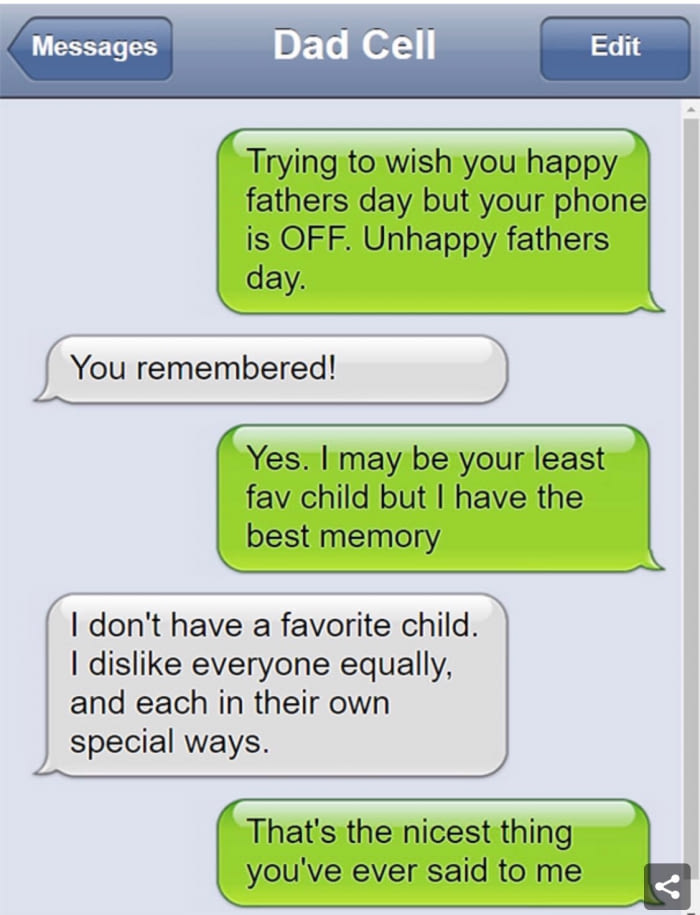 Unhappy Father&#039;s Day Dad!