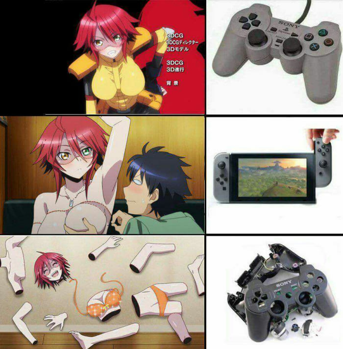 When anime meets consoles