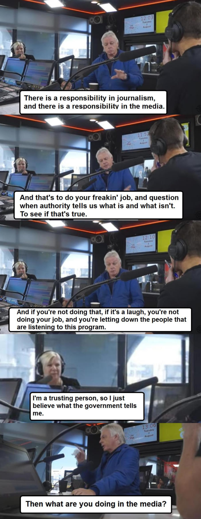 David Icke on journalism