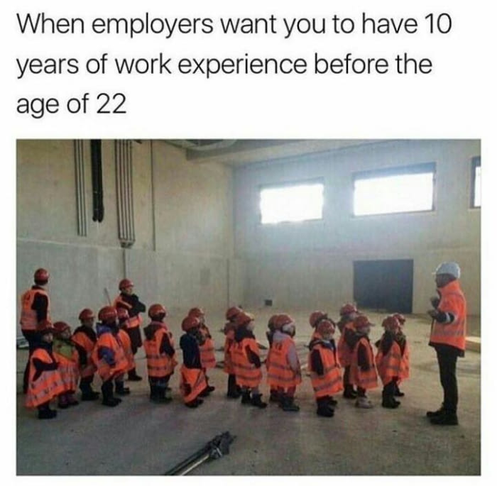 Hard to get a job these days