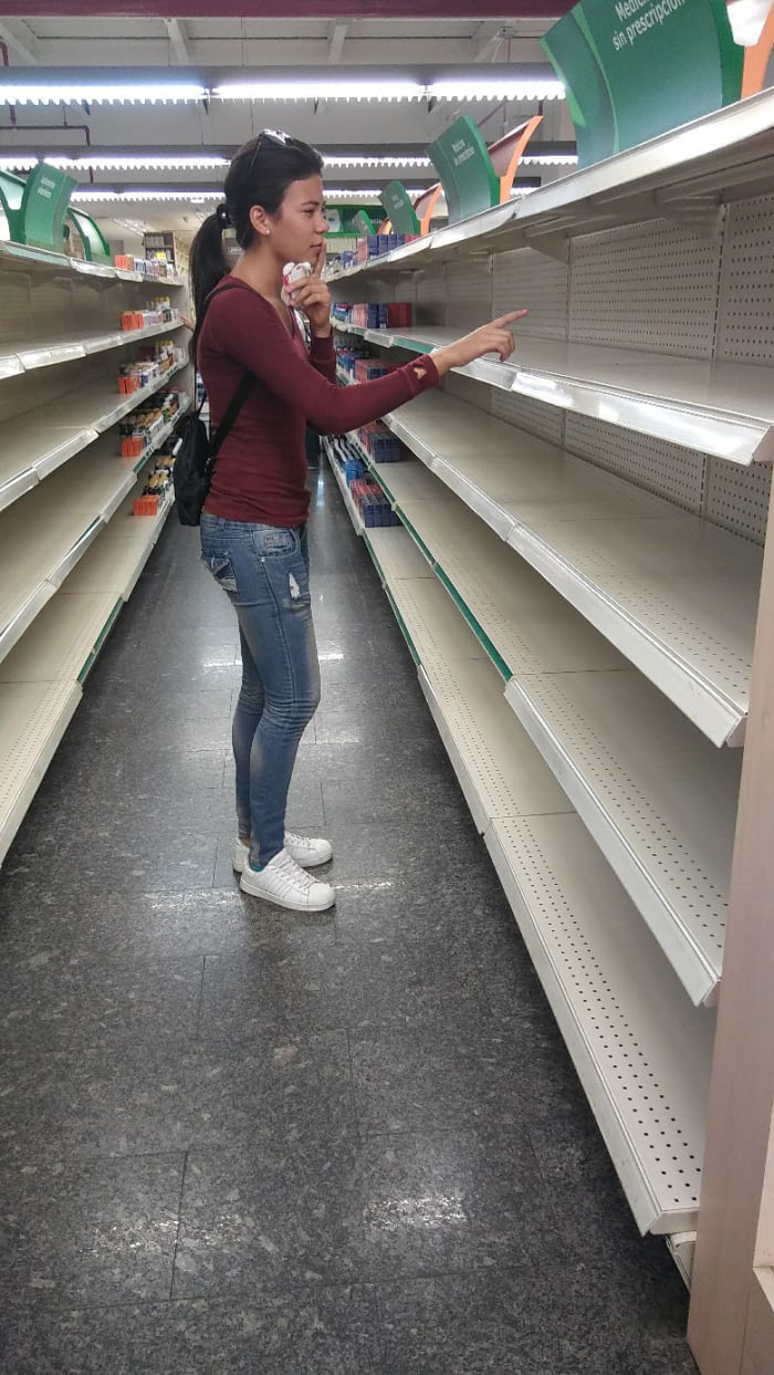 Shopping in Venezuela.