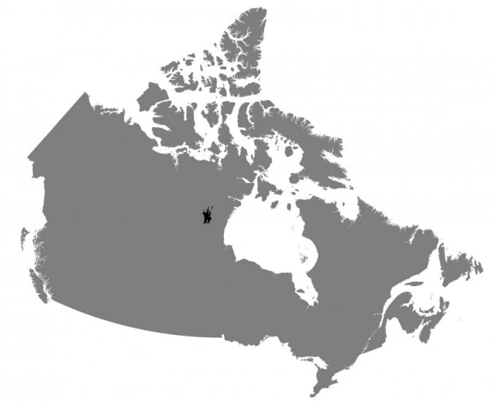 The area of Tokyo in comparison to the area of Canada: They both have similar population