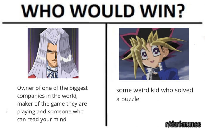 The heart of the cards would win